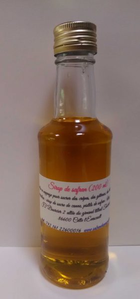 Sirop de safran (200 ml)