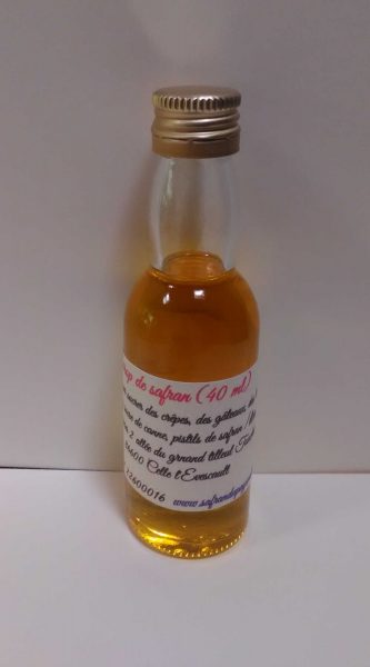 Sirop de safran (40 ml)